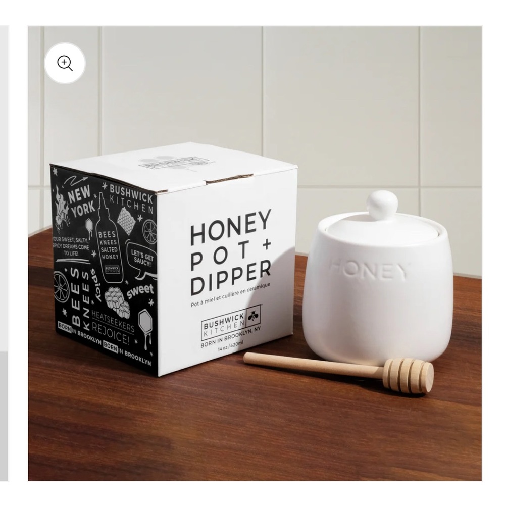 Bushwick kitchen honey pot and dipper